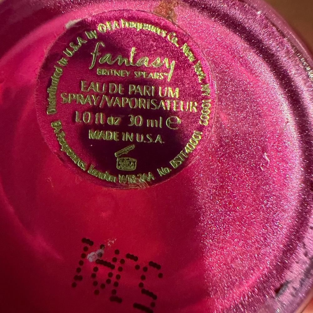 Fantasy by Britney Spears - 1.0 oz (about half full) - Picture 3 of 3